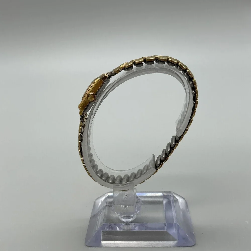 Vintage ZentRa Womens Watch 15mm Cocktail Rolled Gold Stretch Manual Wind